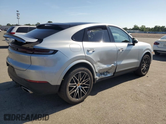 2025 Porsche Cayenne with VIN WP1BA2AY2SDA30021, listed as a Copart auction lot 61084695 with Not provided miles and Salvage title. Bid and sale history available at DreamBid. Image 3.