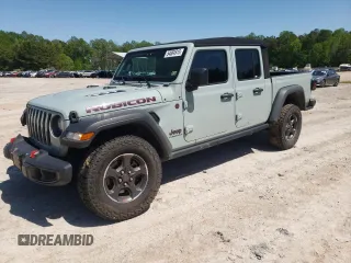 2023 Jeep Gladiator Rubicon with VIN 1C6JJTBG2PL542178, listed as a Copart auction lot 54684915 with 24,687 mi miles and Salvage title. Bid and sale history available at DreamBid. Image 1.