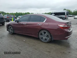 2016 Honda Accord Sport with VIN 1HGCR2F55GA021501, listed as a Copart auction lot 57468795 with 82,613 mi miles and Salvage title. Bid and sale history available at DreamBid. Image 2.