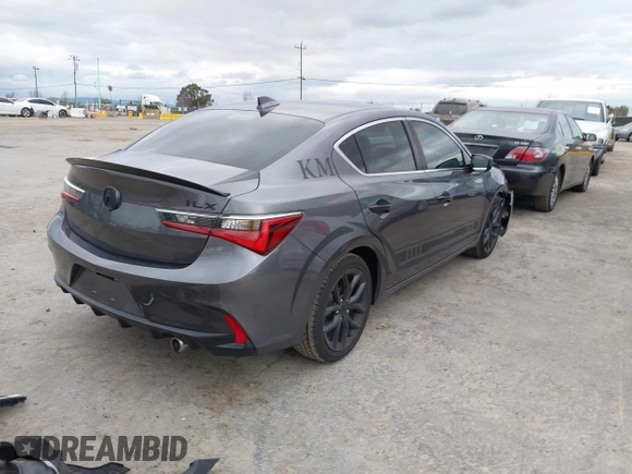 2022 Acura ILX with VIN 19UDE2F37NA004940, listed as a IAAI auction lot 41772235 with 31,920 mi miles and . Bid and sale history available at DreamBid. Image 4.