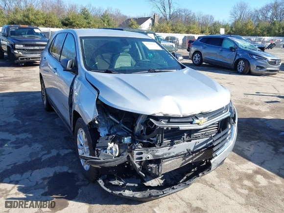 2019 Chevrolet Equinox LS with VIN 2GNAXHEV4K6155073, listed as a IAAI auction lot 41780929 with 126,193 mi miles. Bid and sale history available at carsss.com. Image 1.