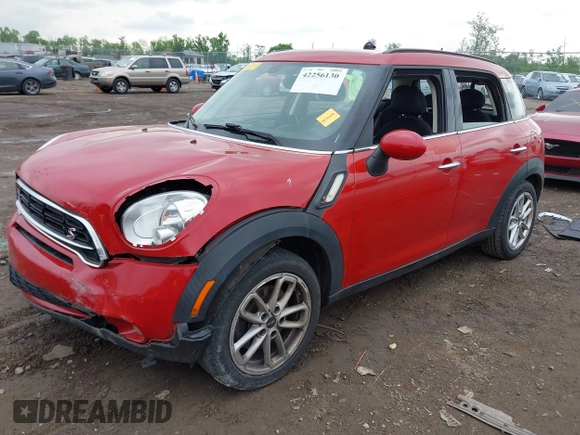 2015 MINI Countryman S with VIN WMWZC3C56FWP53249, listed as a IAAI auction lot 42256130 with 104,415 mi miles and . Bid and sale history available at DreamBid. Image 18.