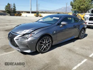2017 Lexus RC 200t z VIN JTHHA5BCXH5005482, wystawiony jako Copart lot #47223135 z przebiegiem 85 763 mil mil oraz Szkoda całkowita • Salvage title. Historia ofert i sprzedaży dostępna na DreamBid. Obrazek 1.