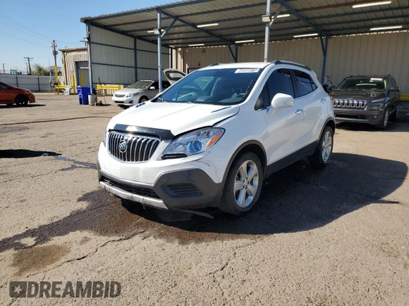 2016 Buick Encore with VIN KL4CJASB5GB687211, listed as a Copart auction lot 46568915 with 124,910 mi miles and Clean Title. Bid and sale history available at DreamBid. Image 1.