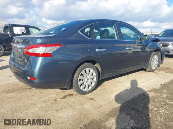2014 Nissan Sentra SV with VIN 3N1AB7APXEY211662, listed as a IAAI auction lot 41689581 with 100,269 mi miles and . Bid and sale history available at DreamBid. Image 4.