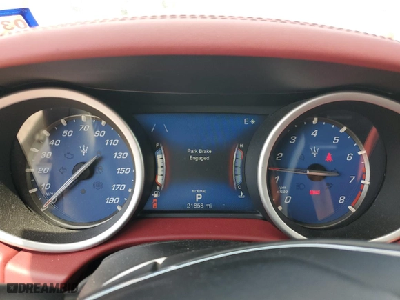 2019 Maserati Ghibli S with VIN ZAM57YSA1K1336416, listed as a Copart auction lot 66355154 with 21,858 mi miles and Salvage Title. Bid and sale history available at carsss.com. Image 9.