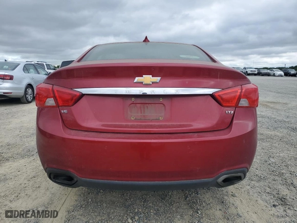 2015 Chevrolet Impala LTZ with VIN 1G1165S3XFU132555, listed as a Copart auction lot 53562185 with 164,455 mi miles and Clean Title. Bid and sale history available at carsss.com. Image 6.