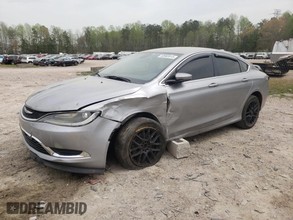 2015 Chrysler 200 Limited with VIN 1C3CCCAB2FN701855, listed as a Copart auction lot 50983915 with 183,282 mi miles and Salvage Title. Bid and sale history available at DreamBid. Image 1.