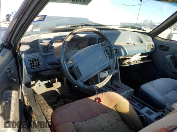 1993 Ford Mustang with VIN 1FACP44M8PF160430, listed as a Copart auction lot 88552995 with Not provided miles and Clean title. Bid and sale history available at DreamBid. Image 8.
