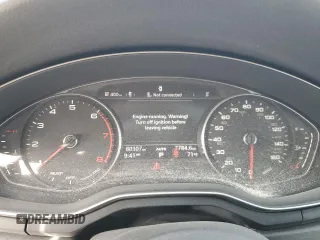 2019 Audi A4 Premium with VIN WAUGMAF46KN018153, listed as a Copart auction lot 49652305 with 80,307 mi miles and Salvage title. Bid and sale history available at DreamBid. Image 9.