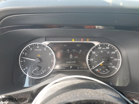 2022 Nissan Pathfinder Platinum with VIN 5N1DR3DG5NC266762, listed as a Copart auction lot 83620494 with 25,271 mi miles and Salvage Title. Bid and sale history available at carsss.com. Image 9.