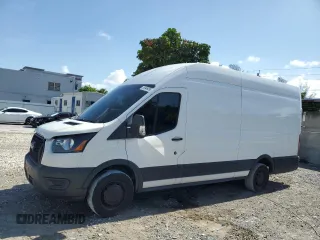2021 Ford Transit Cargo z VIN 1FTBR3X83MKA58920, wystawiony jako Copart lot #59946095 z przebiegiem 65 655 mil mil oraz Szkoda całkowita • Salvage title. Historia ofert i sprzedaży dostępna na DreamBid. Obrazek 1.