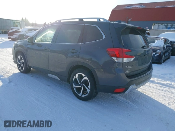 2023 Subaru Forester Touring with VIN JF2SKARC9PH550946, listed as a IAAI auction lot 41515345 with 1 mi miles. Bid and sale history available at carsss.com. Image 3.