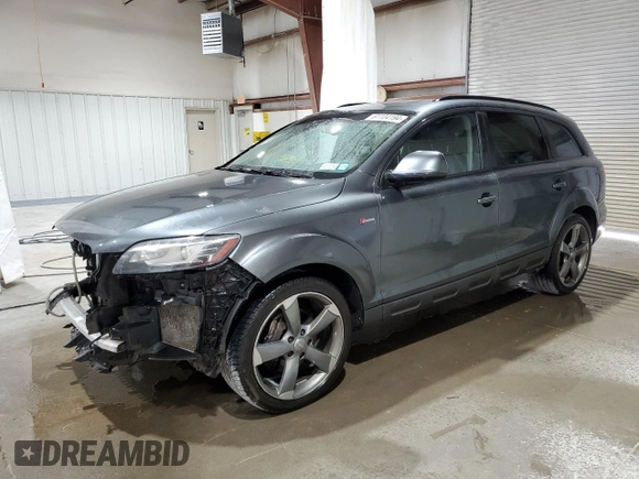 2014 Audi Q7 3.0T Premium with VIN WA1CGAFE0ED013195, listed as a Copart auction lot 61104194 with 117,065 mi miles and Salvage Title. Bid and sale history available at carsss.com. Image 1.