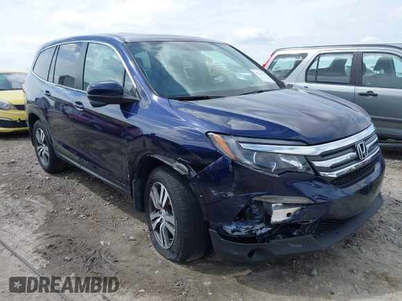 2018 Honda Pilot EX-L with VIN 5FNYF5H5XJB025960, listed as a IAAI auction lot 41843520 with 23,404 mi miles and . Bid and sale history available at DreamBid. Image 1.