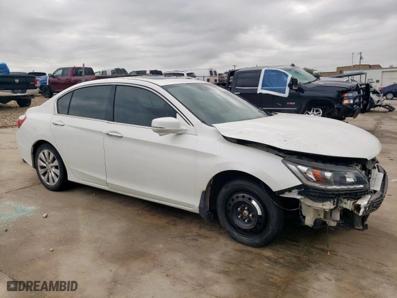 2015 Honda Accord Sedan EX-L with VIN 1HGCR3F80FA007391, listed as a Copart auction lot 51086995 with 170,180 mi miles and Salvage Title. Bid and sale history available at carsss.com. Image 4.