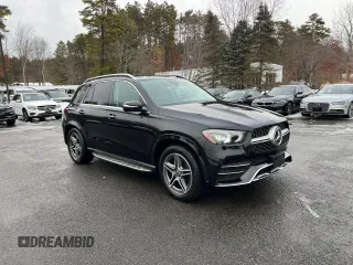 2020 Mercedes-Benz GLE 580 with VIN 4JGFB8GBXLA173366, listed as a Copart auction lot 44075545 with 91,824 mi miles and Clean title. Bid and sale history available at DreamBid. Image 1.
