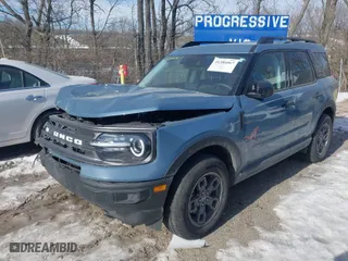 2024 Ford Bronco Sport Big Bend with VIN 3FMCR9B66RRE91837, listed as a IAAI auction lot 41386067 with 8,429 mi miles. Bid and sale history available at carsss.com. Image 6.
