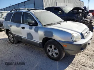 2005 Hyundai Santa Fe GLS with VIN KM8SC13D35U999519, listed as a Copart auction lot 81822914 with 211,766 mi miles and Salvage Title. Bid and sale history available at carsss.com. Image 4.