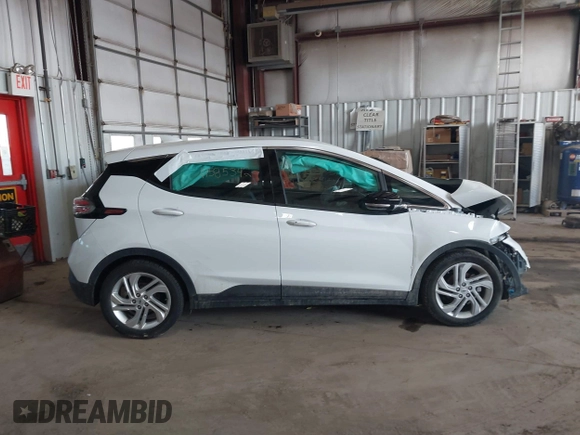 2023 Chevrolet Bolt EV 1LT with VIN 1G1FW6S01P4132303, listed as a IAAI auction lot 41585342 with 43,955 mi miles and . Bid and sale history available at DreamBid. Image 13.