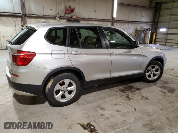 2012 BMW X3 28i with VIN 5UXWX5C54CL729209, listed as a Copart auction lot 53850865 with 134,395 mi miles and Clean Title. Bid and sale history available at DreamBid. Image 3.