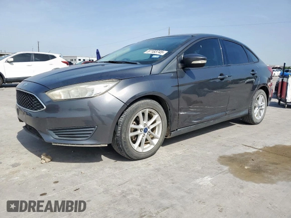 2015 Ford Focus SE with VIN 1FADP3F27FL313650, listed as a Copart auction lot 57183745 with 95,413 mi miles and Clean title. Bid and sale history available at DreamBid. Image 1.