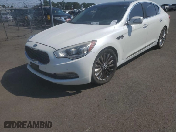 2015 Kia K900 Luxury with VIN KNALW4D49F6017480, listed as a Copart auction lot 78108624 with 126,287 mi miles and Clean Title. Bid and sale history available at carsss.com. Image 2.