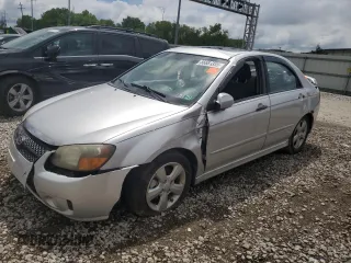 2009 Kia Spectra EX z VIN KNAFE221795027173, wystawiony jako Copart lot #56683355 z przebiegiem Nie podano mil oraz Szkoda całkowita • Salvage title. Historia ofert i sprzedaży dostępna na DreamBid. Obrazek 1.