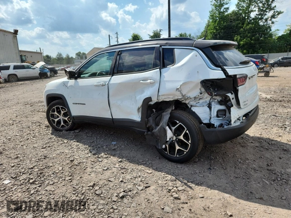 2024 Jeep Compass Limited with VIN 3C4NJDCN0RT174748, listed as a Copart auction lot 61830805 with 6,716 mi miles and Salvage title. Bid and sale history available at DreamBid. Image 2.