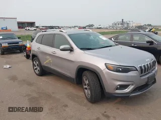 2020 Jeep Cherokee Limited with VIN 1C4PJMDX6LD523966, listed as a IAAI auction lot 42385550 with 40,803 mi miles and . Bid and sale history available at DreamBid. Image 1.