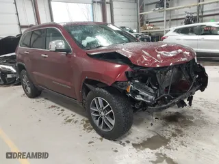 2018 Jeep Grand Cherokee Limited with VIN 1C4RJFBG5JC180707, listed as a IAAI auction lot 41836228 with 133,936 mi miles. Bid and sale history available at carsss.com. Image 1.