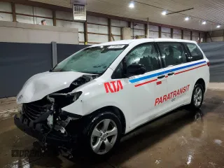 2017 Toyota Sienna L with VIN 5TDZZ3DC9HS879994, listed as a Copart auction lot 41584485 with 123,087 mi miles and Salvage Title. Bid and sale history available at DreamBid. Image 1.