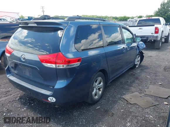 2013 Toyota Sienna LE AAS with VIN 5TDKK3DC5DS362403, listed as a IAAI auction lot 42632024 with 133,234 mi miles and . Bid and sale history available at DreamBid. Image 4.