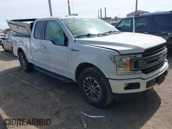 2018 Ford F-150 XL with VIN 1FTFX1EGXJFB03815, listed as a IAAI auction lot 42095769 with 98,908 mi miles and . Bid and sale history available at DreamBid. Image 1.
