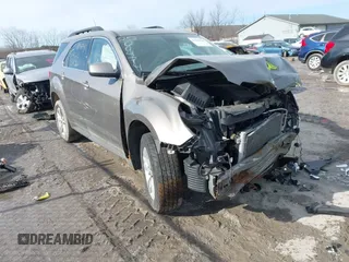 2012 Chevrolet Equinox LT w/1LT with VIN 2GNALDEK3C6229627, listed as a IAAI auction lot 41533035 with 165,706 mi miles. Bid and sale history available at carsss.com. Image 1.