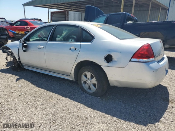 2010 Chevrolet Impala LT with VIN 2G1WB5EK5A1150079, listed as a Copart auction lot 51804095 with 0 mi miles and Clean Title. Bid and sale history available at carsss.com. Image 2.