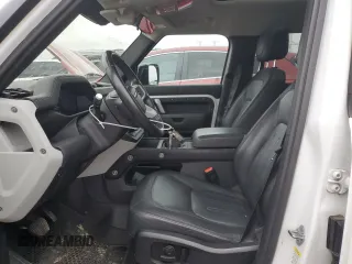 2021 Land Rover Defender with VIN SALE3ERU4M2053304, listed as a Copart auction lot 79035444 with 30,849 mi miles and Salvage title. Bid and sale history available at DreamBid. Image 7.
