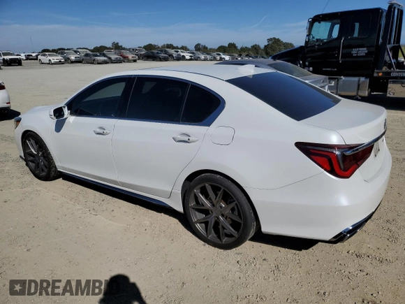 2018 Acura RLX Technology with VIN JH4KC1F53JC000257, listed as a Copart auction lot 75727304 with 144,037 mi miles and Clean Title. Bid and sale history available at carsss.com. Image 2.
