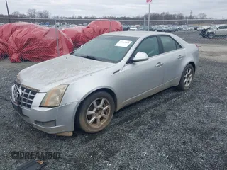 2009 Cadillac CTS RWD w/1SA with VIN 1G6DF577890154374, listed as a IAAI auction lot 41747023 with 276,718 mi miles. Bid and sale history available at carsss.com. Image 2.
