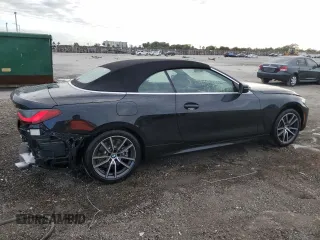 2024 BMW 4 Series 430i xDrive with VIN WBA43AT06RCR39091, listed as a Copart auction lot 85021434 with 23,956 mi miles and Clean Title. Bid and sale history available at carsss.com. Image 3.