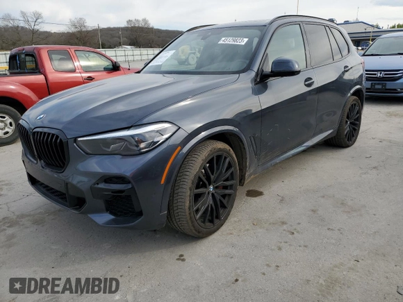 2022 BMW X5 xDrive40i with VIN 5UXCR6C0XN9M91261, listed as a Copart auction lot 45129823 with 8,786 mi miles and . Bid and sale history available at DreamBid. Image 1.