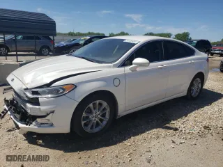 2020 Ford Fusion Plug-In Hybrid Titanium with VIN 3FA6P0SU8LR194762, listed as a Copart auction lot 53125454 with 62,817 mi miles and Salvage Title. Bid and sale history available at carsss.com. Image 1.