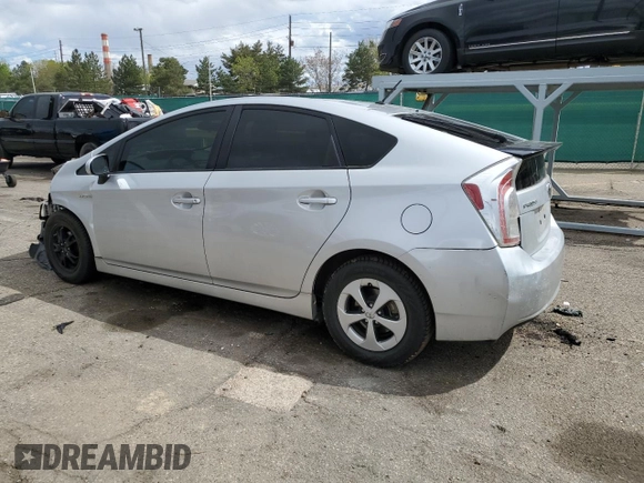 2013 Toyota Prius One with VIN JTDKN3DU0D5586264, listed as a Copart auction lot 55072005 with 105,115 mi miles and Salvage Title. Bid and sale history available at DreamBid. Image 2.