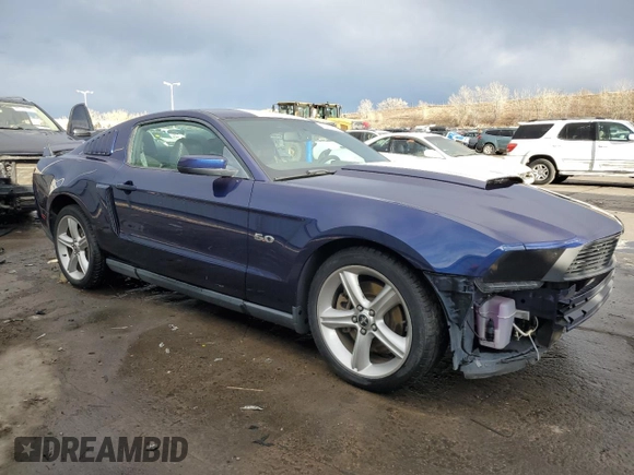 2012 Ford Mustang GT Premium with VIN 1ZVBP8CF1C5211246, listed as a Copart auction lot 45237815 with 136,898 mi miles and Clean Title. Bid and sale history available at carsss.com. Image 4.
