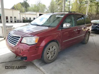 2010 Chrysler Town & Country Limited with VIN 2A4RR7DX3AR429082, listed as a Copart auction lot 51862665 with 180,693 mi miles and Clean Title. Bid and sale history available at carsss.com. Image 1.