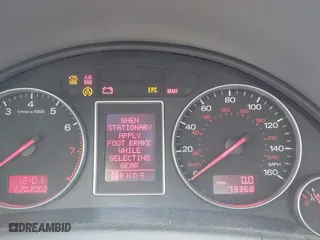 2003 Audi A4 3.0L with VIN WAULT68EX3A140754, listed as a IAAI auction lot 41899449 with 73,368 mi miles. Bid and sale history available at carsss.com. Image 7.