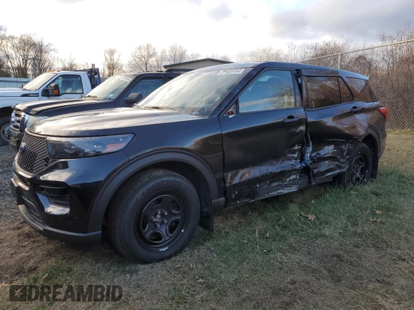 2022 Ford Police Interceptor Utility z VIN 1FM5K8AB9NGB51900, wystawiony jako Copart lot #77939164 z przebiegiem 19 447 mil mil oraz Szkoda całkowita • Salvage title. Historia ofert i sprzedaży dostępna na DreamBid. Obrazek 1.