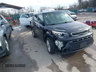 2016 Kia Soul ! with VIN KNDJX3A56G7285607, listed as a IAAI auction lot 41519998 with 107,283 mi miles. Bid and sale history available at carsss.com. Image 1.
