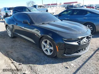 2020 Chevrolet Camaro 1LT with VIN 1G1FB1RS7L0115447, listed as a IAAI auction lot 41696968 with 57,884 mi miles. Bid and sale history available at carsss.com. Image 1.