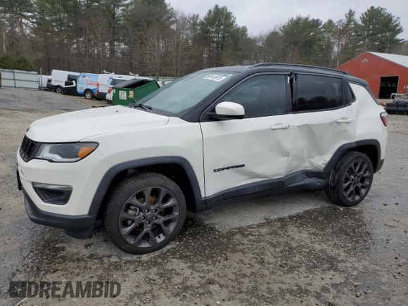 2020 Jeep Compass High Altitude z VIN 3C4NJDCB2LT173758, wystawiony jako Copart lot #50141975 z przebiegiem 52 408 mil mil oraz Szkoda całkowita • Salvage title. Historia ofert i sprzedaży dostępna na DreamBid. Obrazek 1.